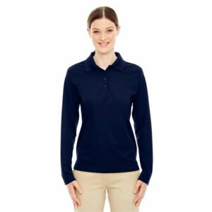 CORE 365 Ladies' Pinnacle Performance Long-Sleeve Piqué Polo